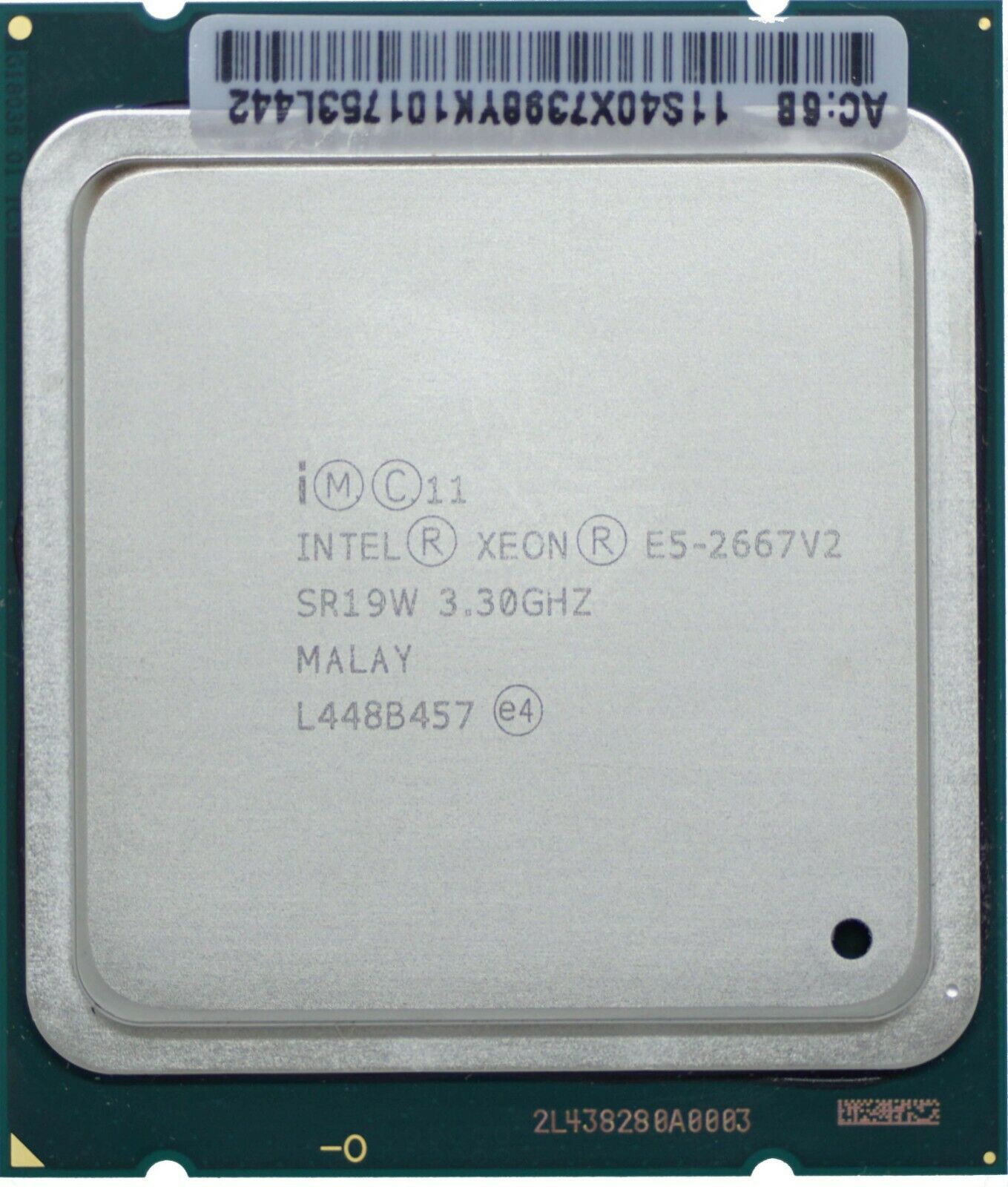 SR19W Intel Xeon E5-2667 V2 8 Core 3.3GHZ 25M Processor CPU L3 Cache FCLGA2011