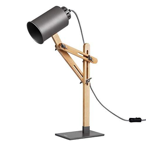 tomons Led Desk Lamp Wooden Swing Arm Designer Table Lamp ...