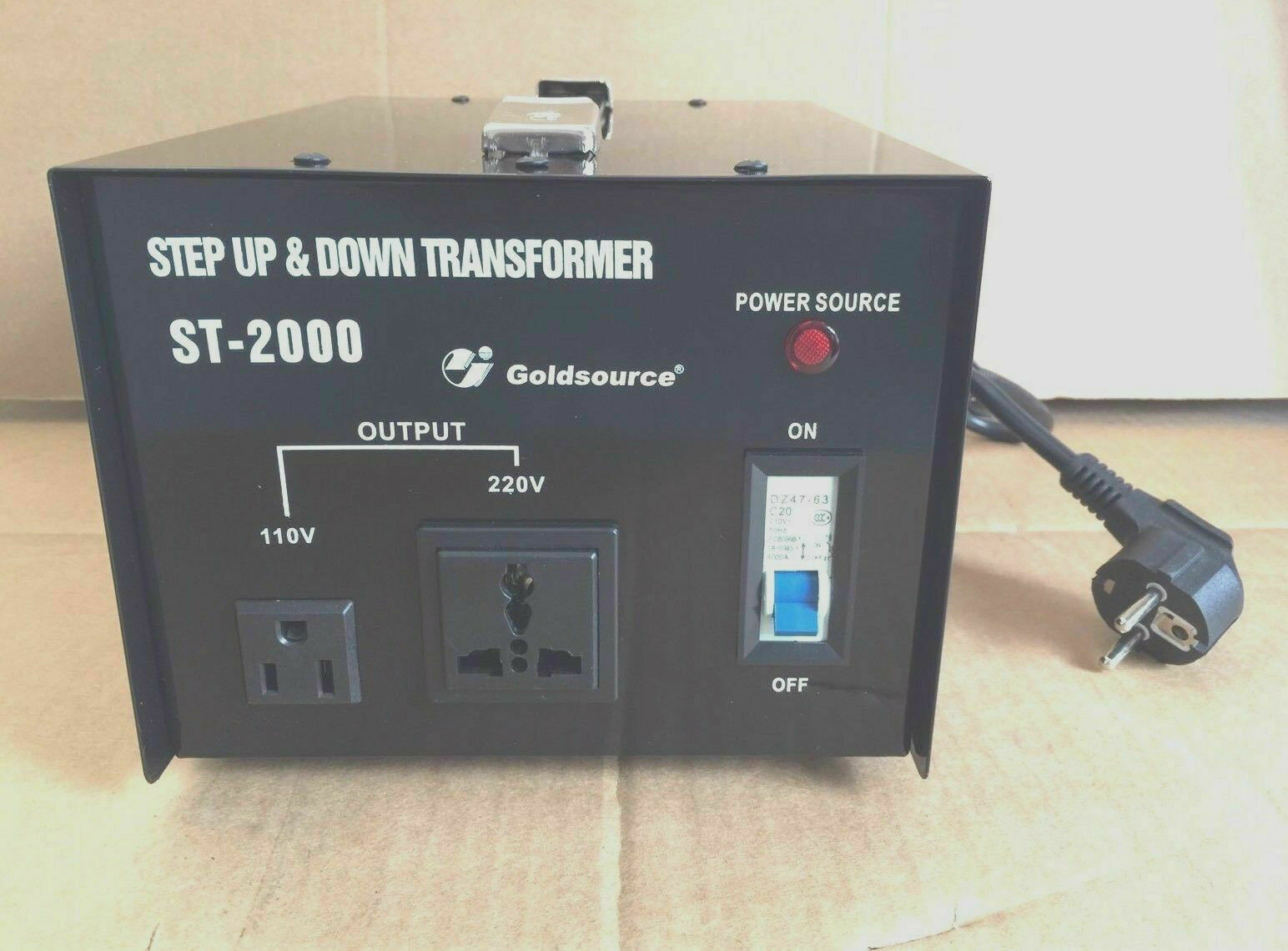 NEW VOLTAGE CONVERTER 2000 Watt USA Transformer 230V-110V Converter 2000W 100V