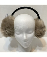 CC Calla Couture Womens Faux Fur Stay Warm Ear Muffs Brown Adjustable New - $10.62