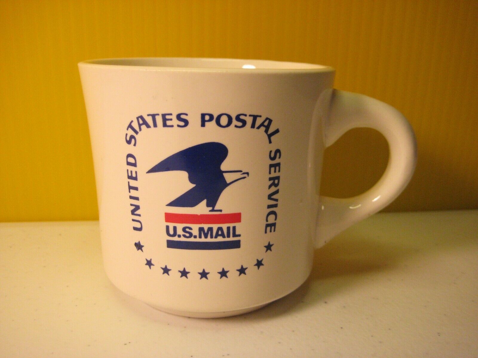 Post Office USPS Old Standing Eagle Logo U. S. Mail Vintage Coffee Mug
