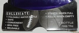 Collegiate Licensed Clemson Tigers Reusable Foldable Water Bottle image 3