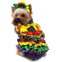 High Quality Dog Costume - CALYPSO QUEEN COSTUMES Colorful Carnival Dres... - $60.28+