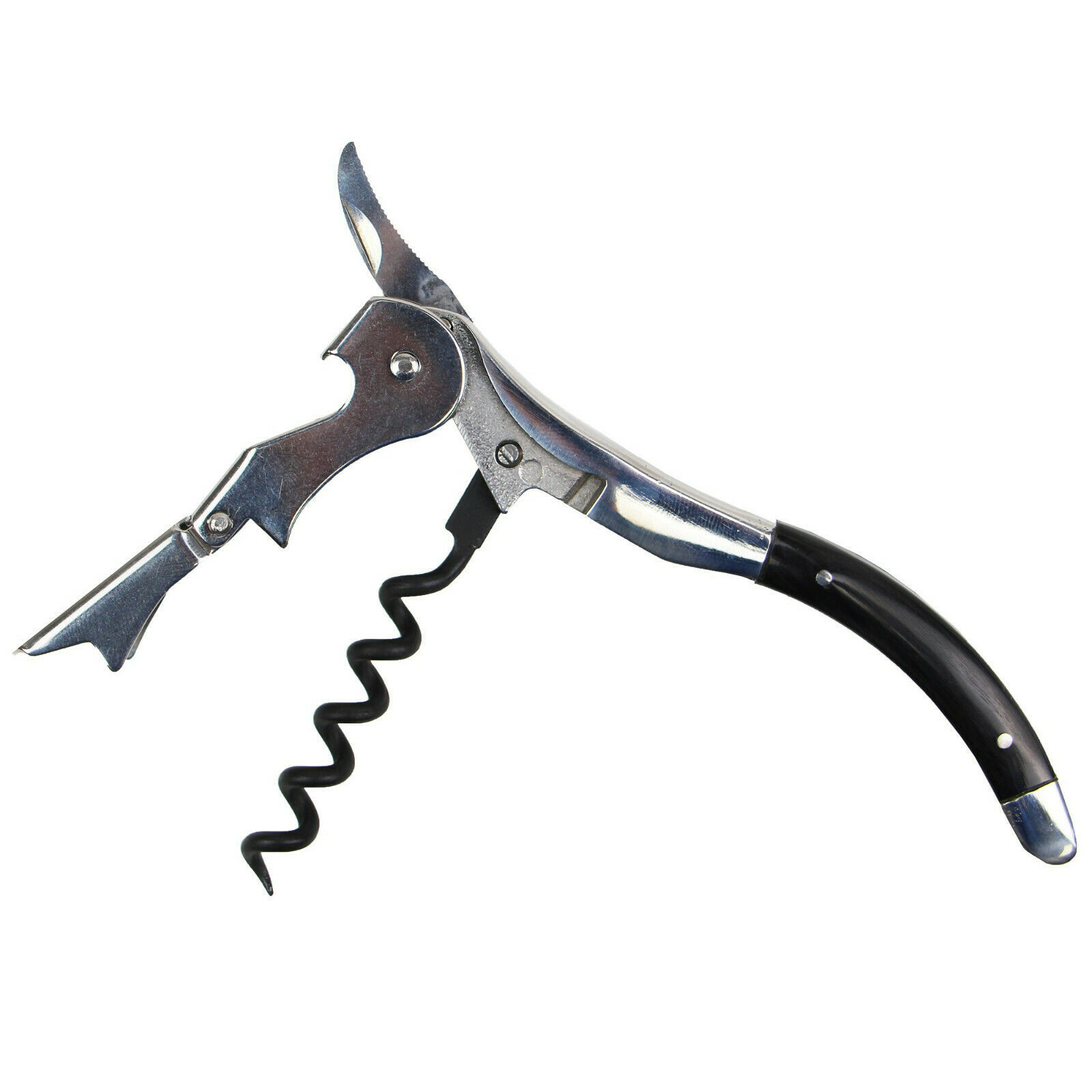 Pulltex Pulltaps Cordoba Horn Handle Hand Made Corkscrew with Leather