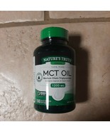 Natures Truth MCT Oil Capsules 1200mg | 100 Softgels Exp 06/2022 - $9.99