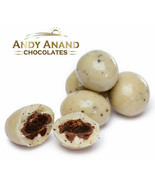 Andy Anand White Chocolate Espresso Beans Gift Boxed &amp; Greeting Card 1 lbs - £27.61 GBP
