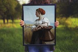 The Haymaker - Bouguereau - Art Print - 13" x 19" - Custom Sizes Available - $25.00
