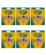 Pack of (6) New Large Crayons Tuck Box - 8 Coun - $47.99