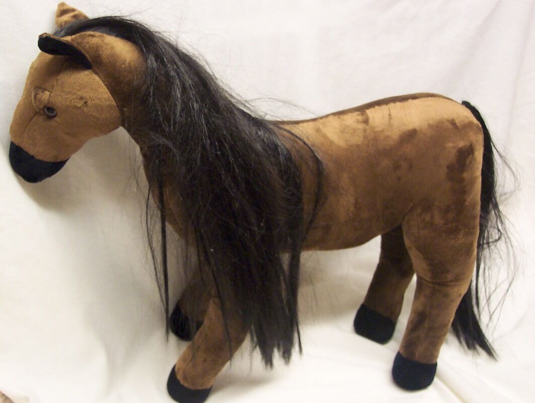 Madame Alexander BROWN & BLACK SOFT POSEABLE HORSE 20