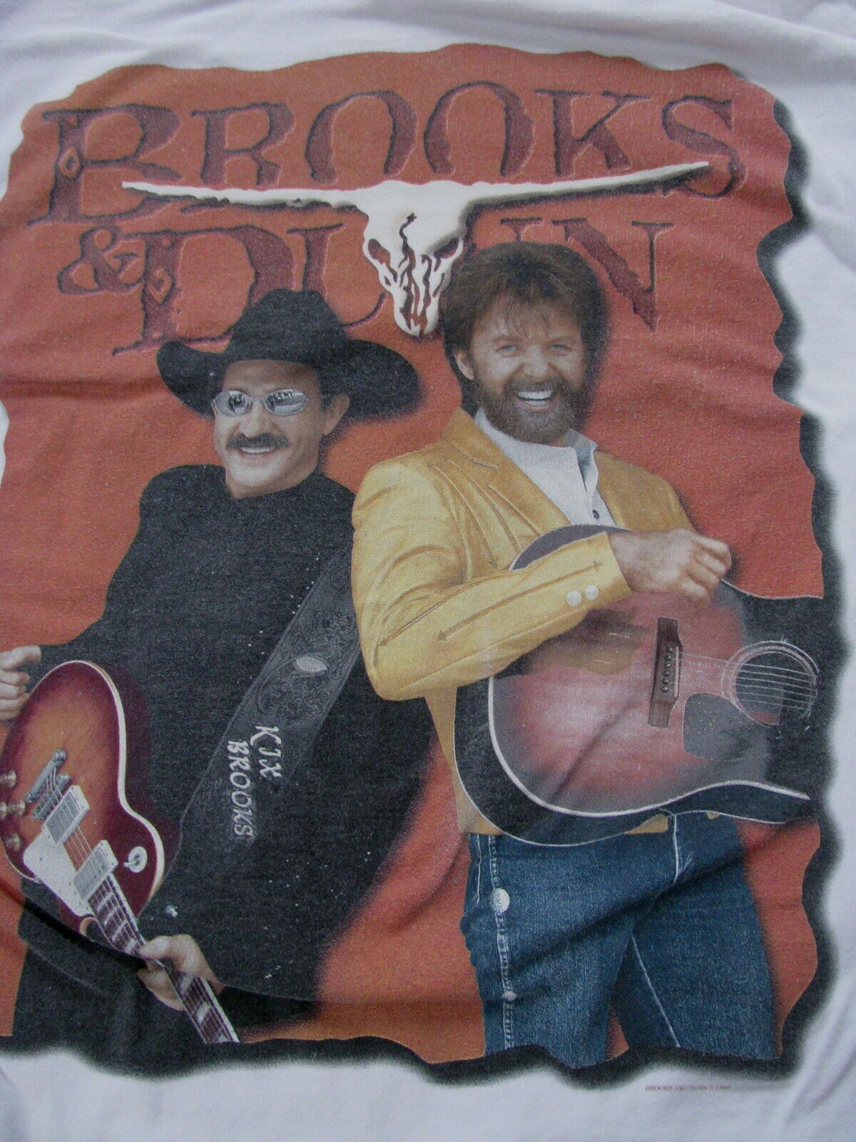 TShirt concert Brooks and Dunn KIX BROOKS 1995 (small stain) TShirts