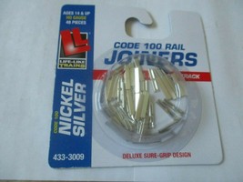 Life-Like # 433-3009 Nickel Silver Rail Joiners Package of (48) HO Scale image 2