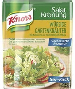 Knorr Salat Kroenung Spicy Garden Herbs SALAD Dressing-5 sachets-FREE SHIPPING - $6.92