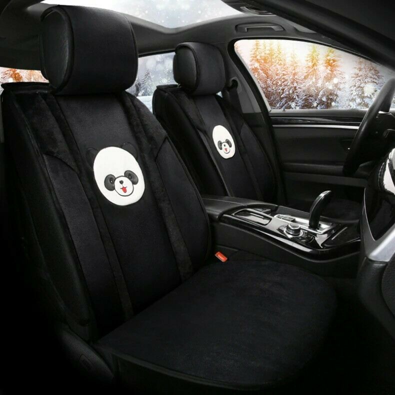 Panda Car Seat Cover Set Universal Auto Accessories Cushion Interior ...