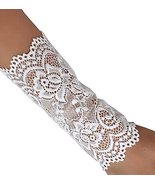 1 Pair [White 16.5cm] Lace Bracers Wrist Protector Wrist Sleeves - $22.99