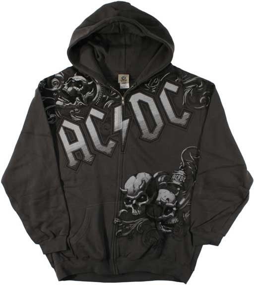 Image of AC/DC NIGHT PROWLER ROCK MUSIC ANGUS YOUNG MENS ZIP HOODIE SWEAT SHIRT S-2XL