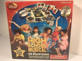 High School Musical 2 Cd Board Game Nib Box New Music Walt Disney Cardinal Sing - $39.55