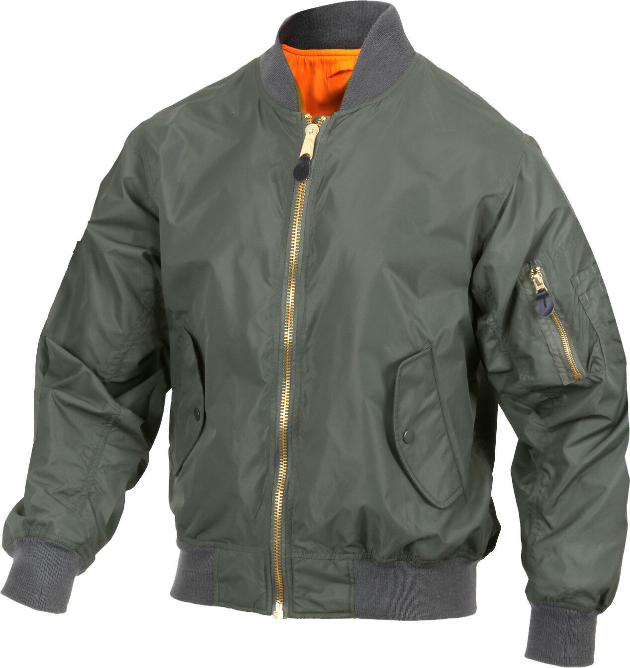 Lightweight MA1 Flight Jacket, Enhanced Nylon Military Bomber Air Force ...