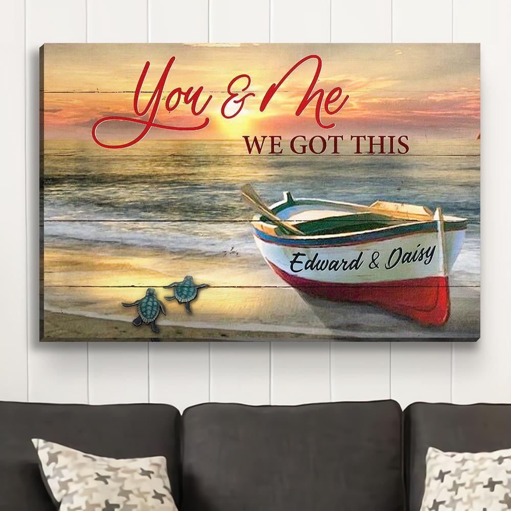 Primary image for We Got This - Personalized Custom Name Canvas