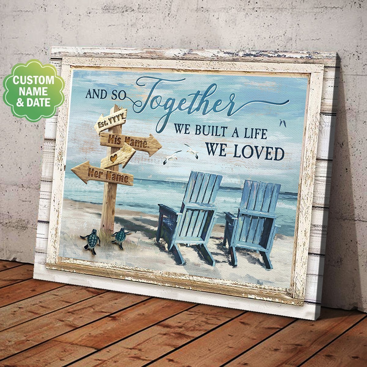 So Together We Built A Life We Loved Canvas And Similar Items 6317