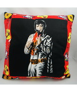 Elvis Presley Throw Pillow Different Image Each Side 16&quot; Square Handmade... - $21.45