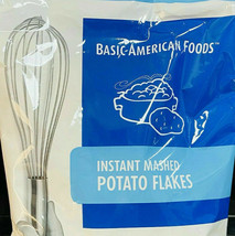 Lot of 2 Basic American Foods Instant Mashed Potato Flakes 16oz Exp 03/0... - $16.50