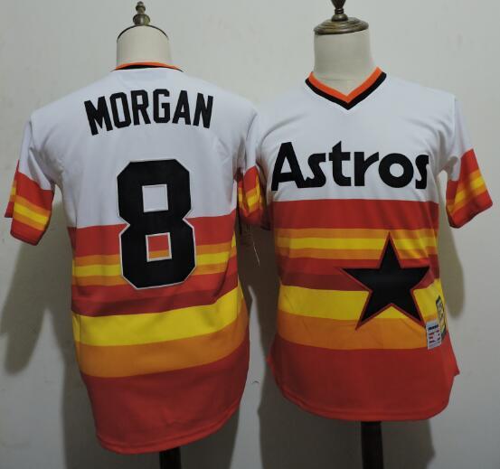 Astros 8 Joe Jersey Old Style Uniform Tequila Sunrise Shirts