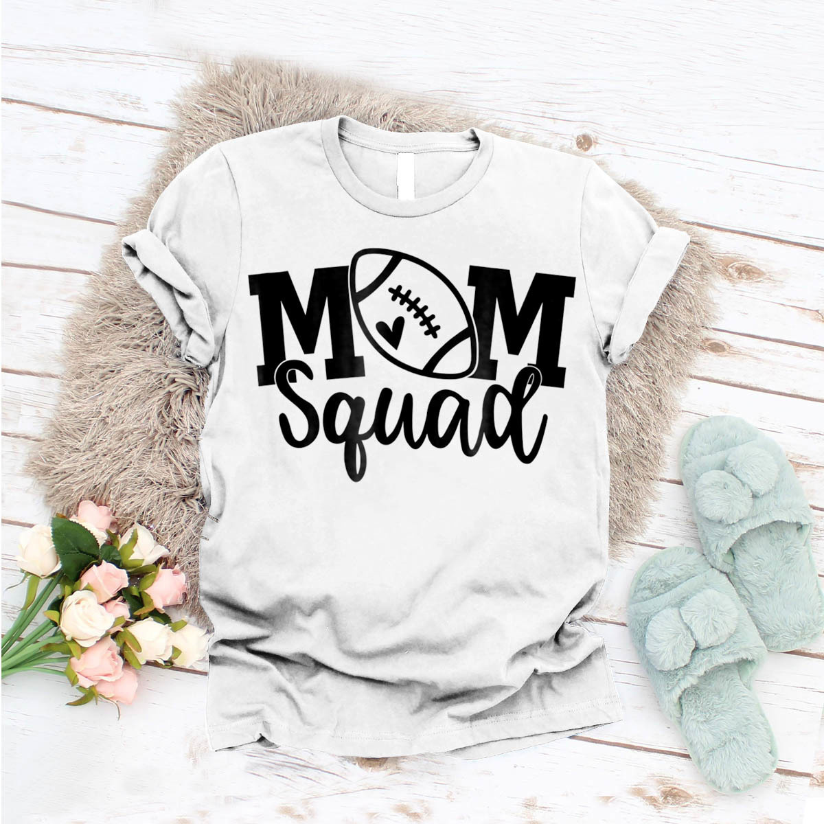 football mom squad shirt