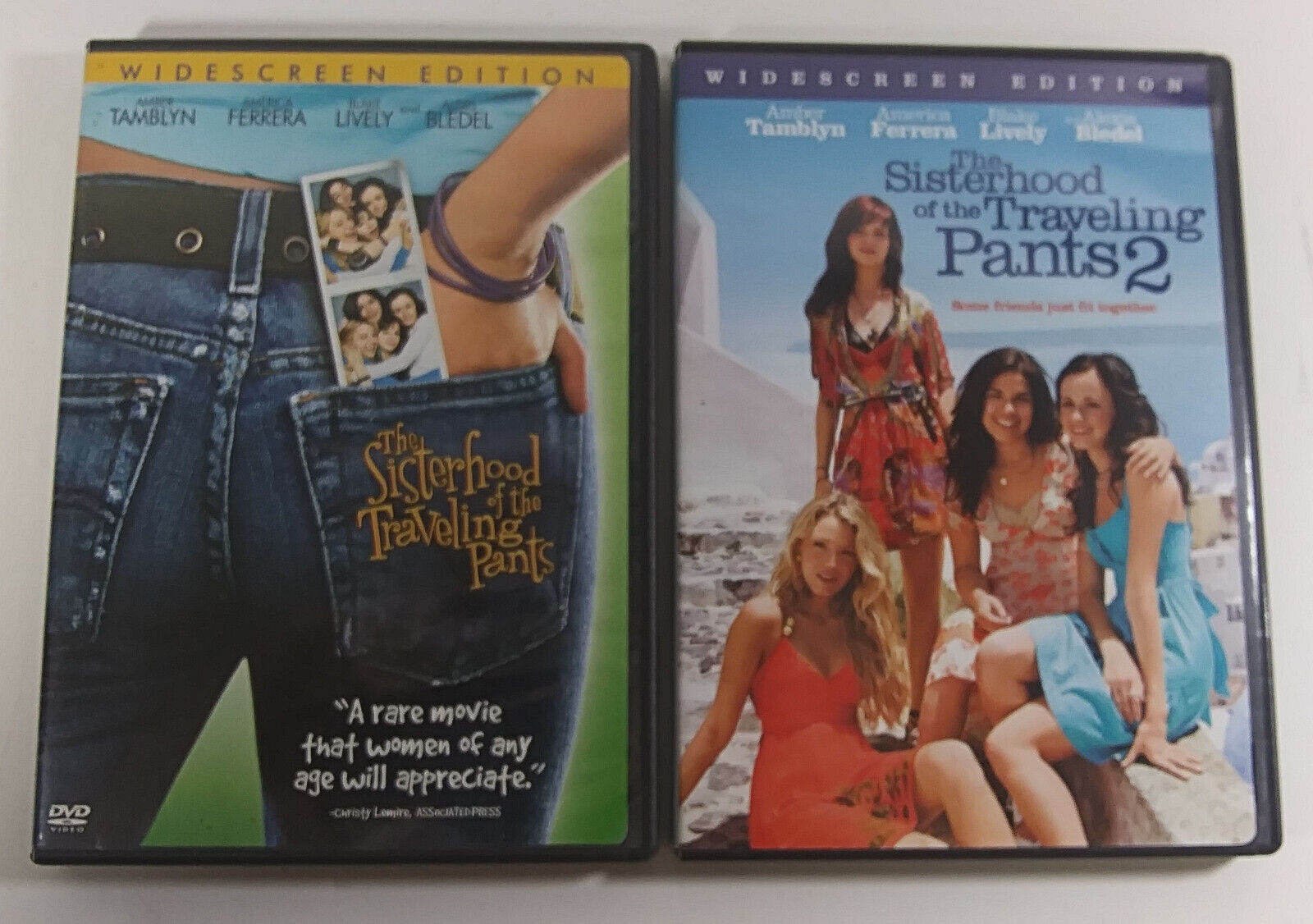 The Sisterhood of the Traveling Pants 1 2 DVD Lot Wide Screen Lively