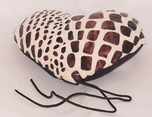 Catnip Cat Pillow Toy - Hand Made Refillable Giraffe Heart Shape - 2 ea