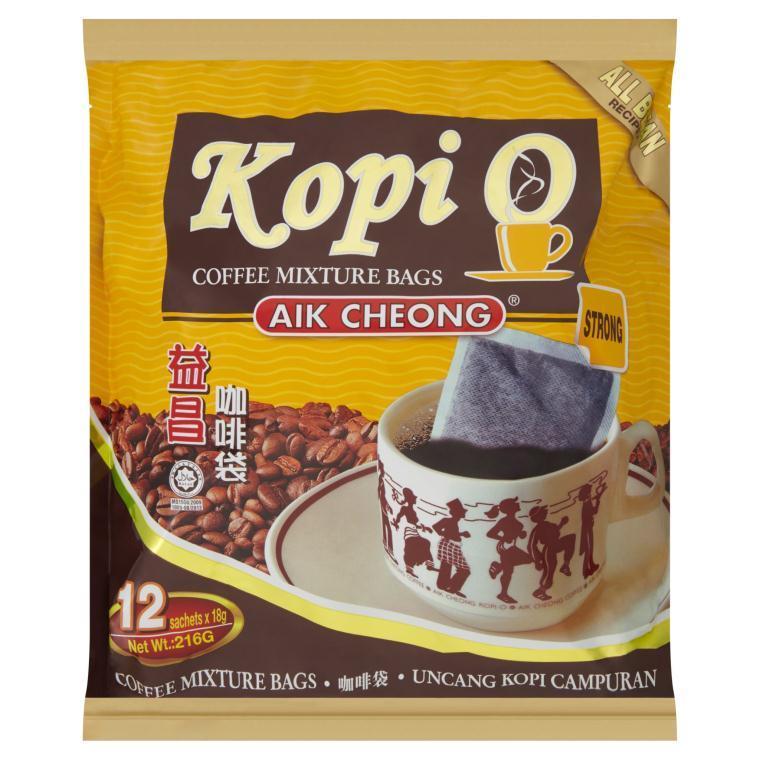 AIK CHEONG MALAYSIA KOPI O BLACK COFFEE MIXTURE BAGS ...