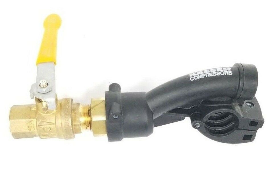 KAESER COMPRESSORS CW617N 1/2" BALL VALVE 600 CWP PN40 DN15 W/ DN25