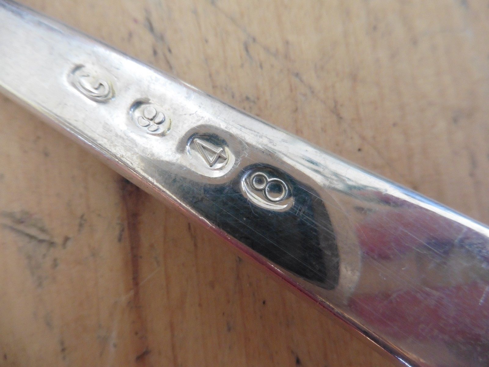 Vintage Gerity Silver Plate Serving Spoon Ladle G48 apx 13" Flatware