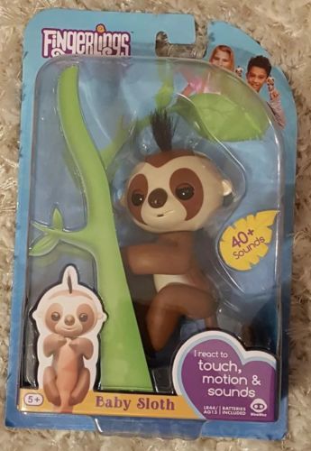 12 Wowwee FINGERLINGS FINGERLING BABY SLOTH 12 Wowwee FINGERLINGS FINGERLING BABY SLOTH