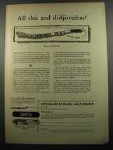 1955 Qantas Airlines Ad - All this and didjireedoo! - $14.99
