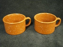 STARBUCKS Camp Style BROWN SPECKLED Small Handled 2006 Soup Bowl COFFEE ... - $44.99