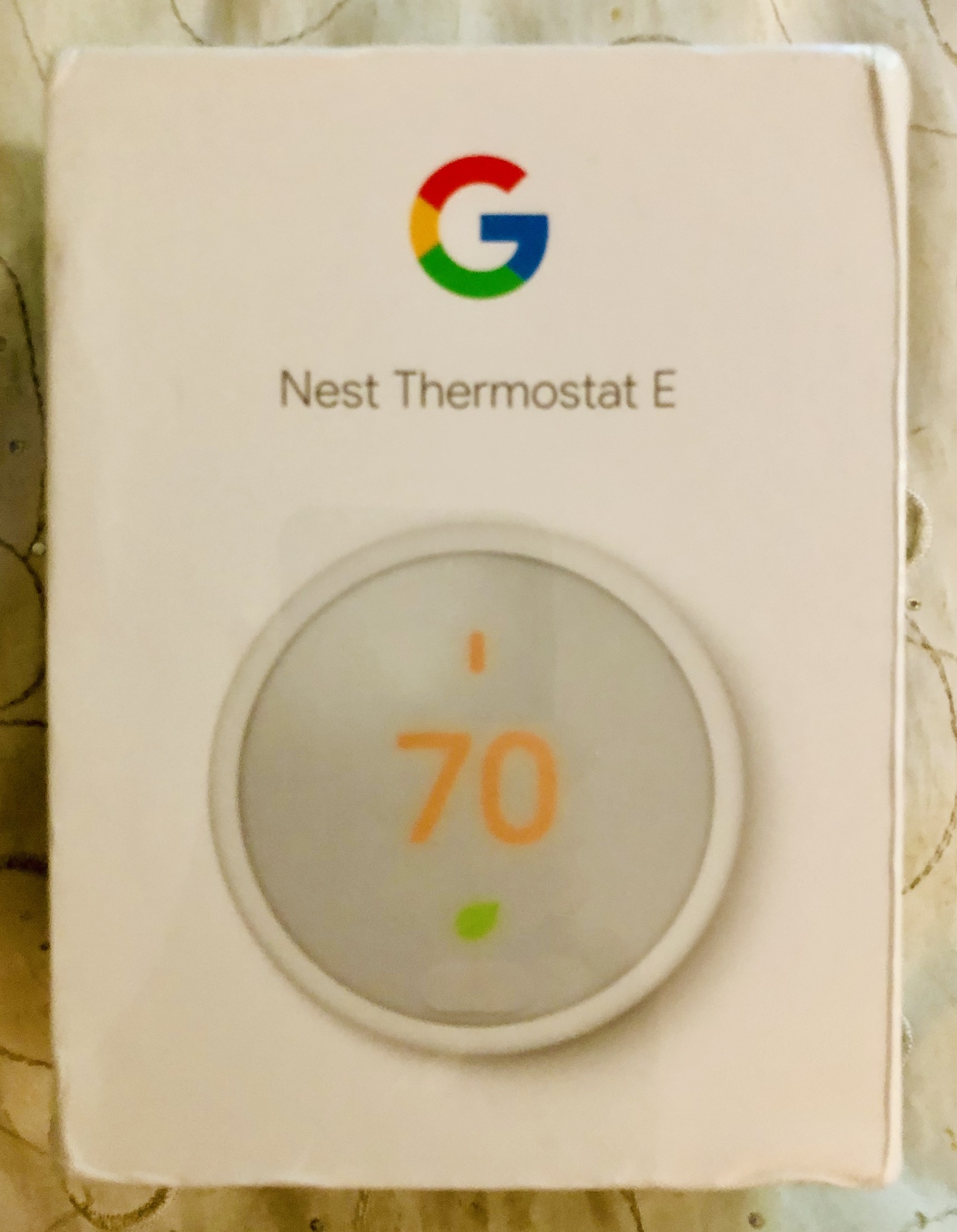 Google E Nest Automated Climate Thermostat, white (T4000ES