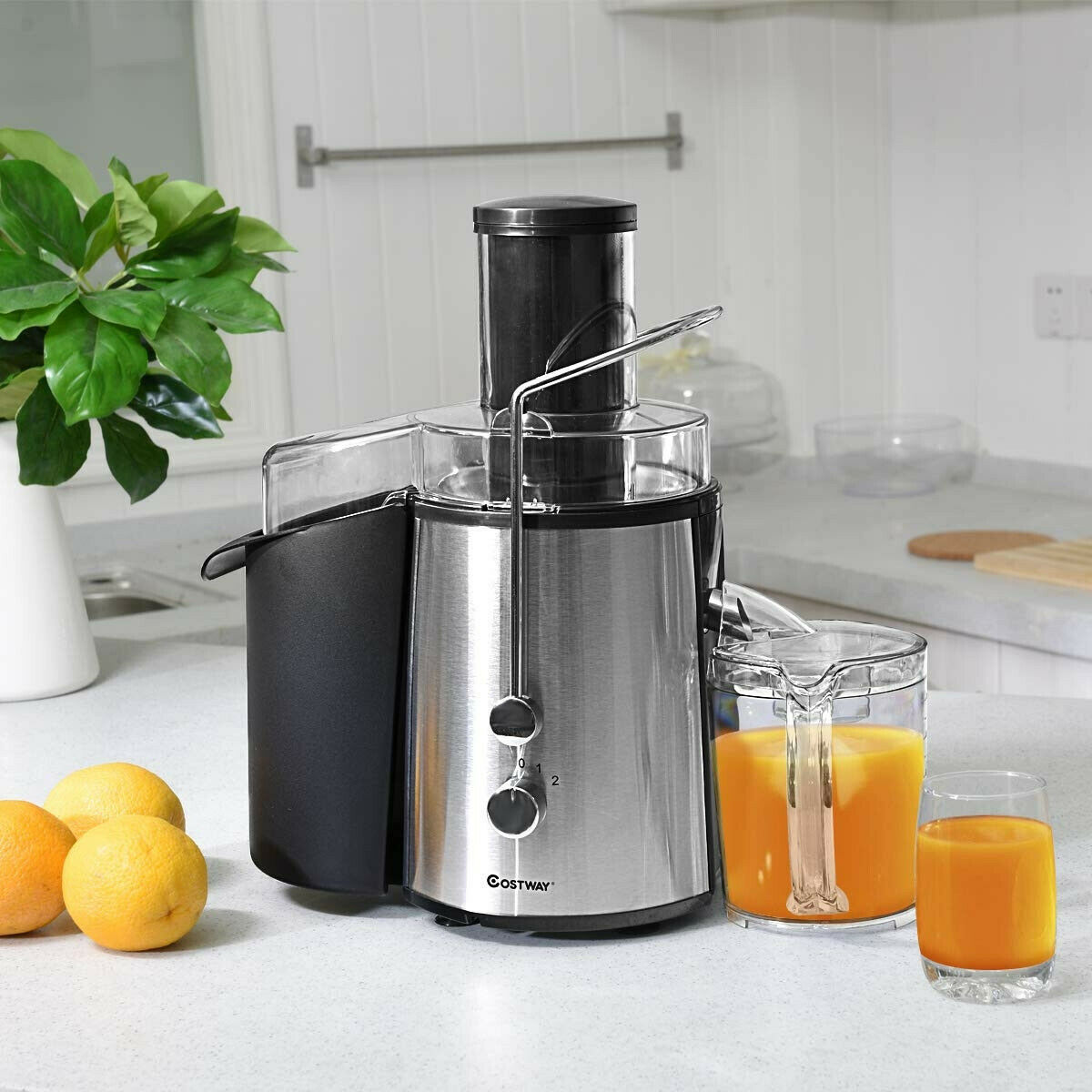 Electric Juice Extractor Juicer Kitchen 120V 2 Speed Wide Mouth