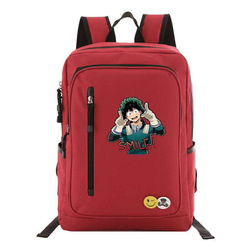 My Hero Academia Midoriya Izuku Deku BackpackStudents School Bag Travel