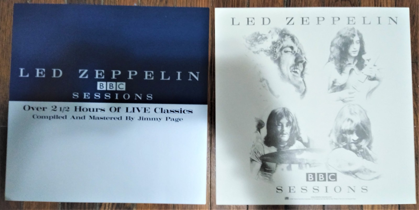 LED ZEPPELIN BBC Sessions Promotional Double-Sided In-Store Flat Display