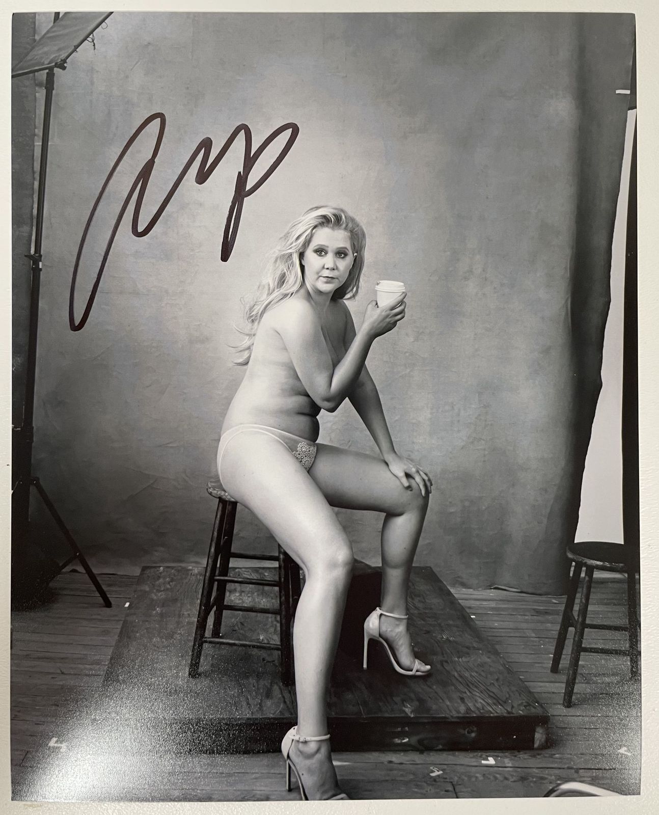 Amy Schumer Signed Autographed Glossy 8x10 Photo Coa Holo Photographs