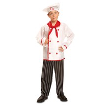 Dress Up America Polyester Halloween Deluxe Boy Chef Costume - T4 - $45.63