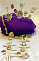 Vtg Stick Pin Lot Silvertone Lapel Hat Jewelry Reed &amp; Barton, Avon, Kirk... - $59.95
