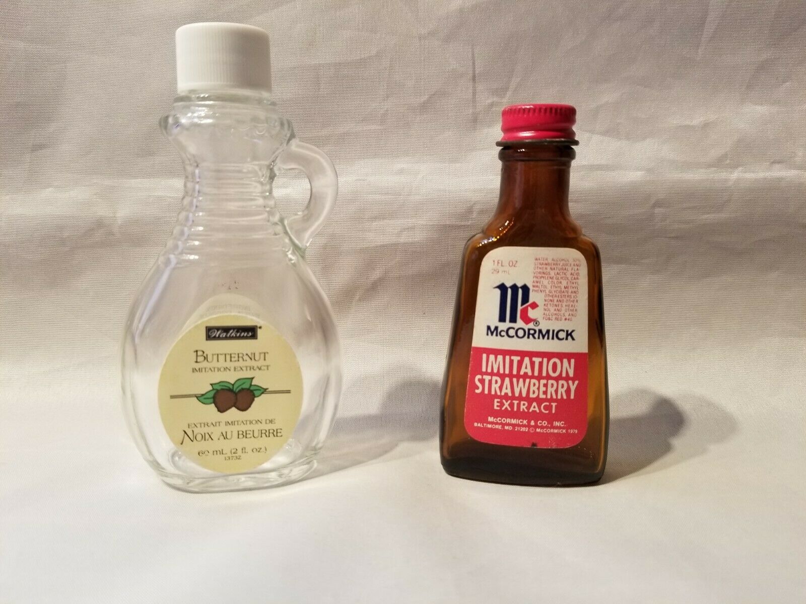 Vintage Extract Bottle Spice Antique Glass Food Grocery Store McCormick