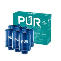 PUR PLUS Mineral Core Faucet Mount Water Filter Replacement (6 Pack)  Compatibl image 1