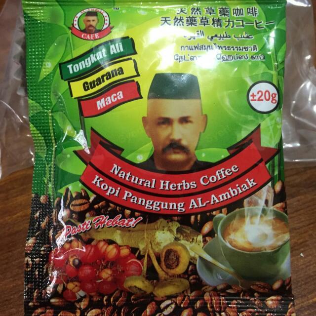 10 X Al Ambiak Super Strong Tongkat Ali Coffee Natural Herbs Men Sex