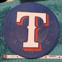 Under Armour MLB Texas Rangers 4" Round w/ Stripes Patch Qty 6 - $27.99