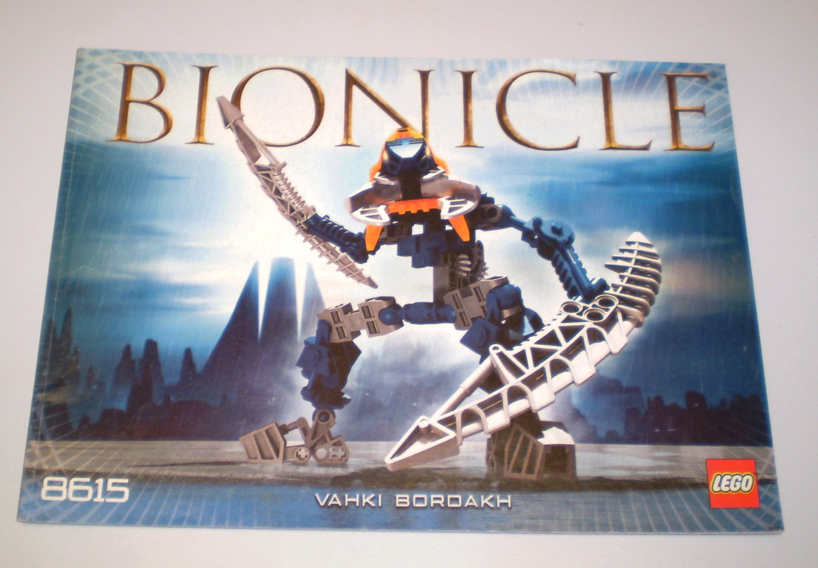 Used Lego Bionicle INSTRUCTION BOOK ONLY #8615 Bordakh MetruNui No Lego ...