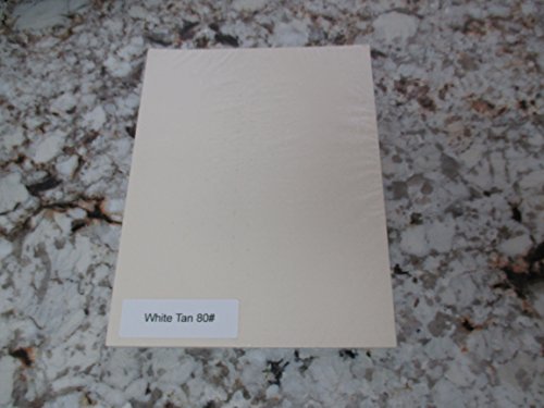 8.5x11 White Tan Cardstock Paper 80# lb., 25 Sheets, Card Stock ...