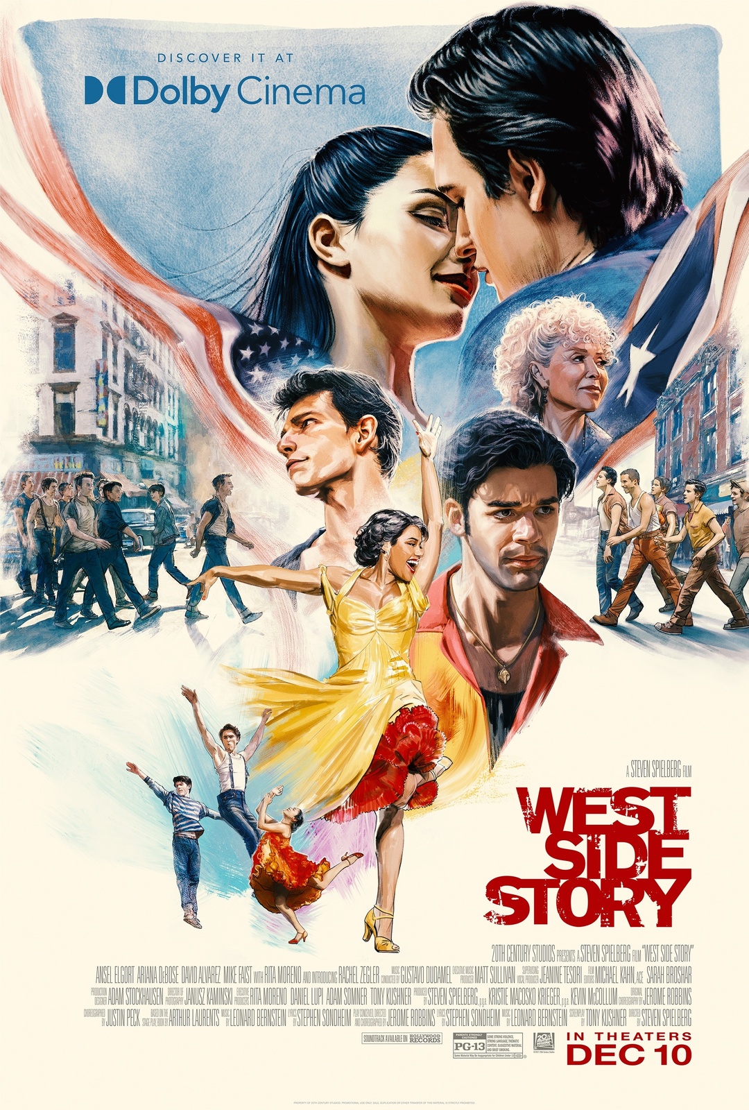West Side Story Poster Steven Spielberg Movie Art Film Print Size 24x36 27x40 #8