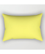 From The Crayon Box - Bright Yellow Solid Color Rectangle Throw Pillows - $34.99+